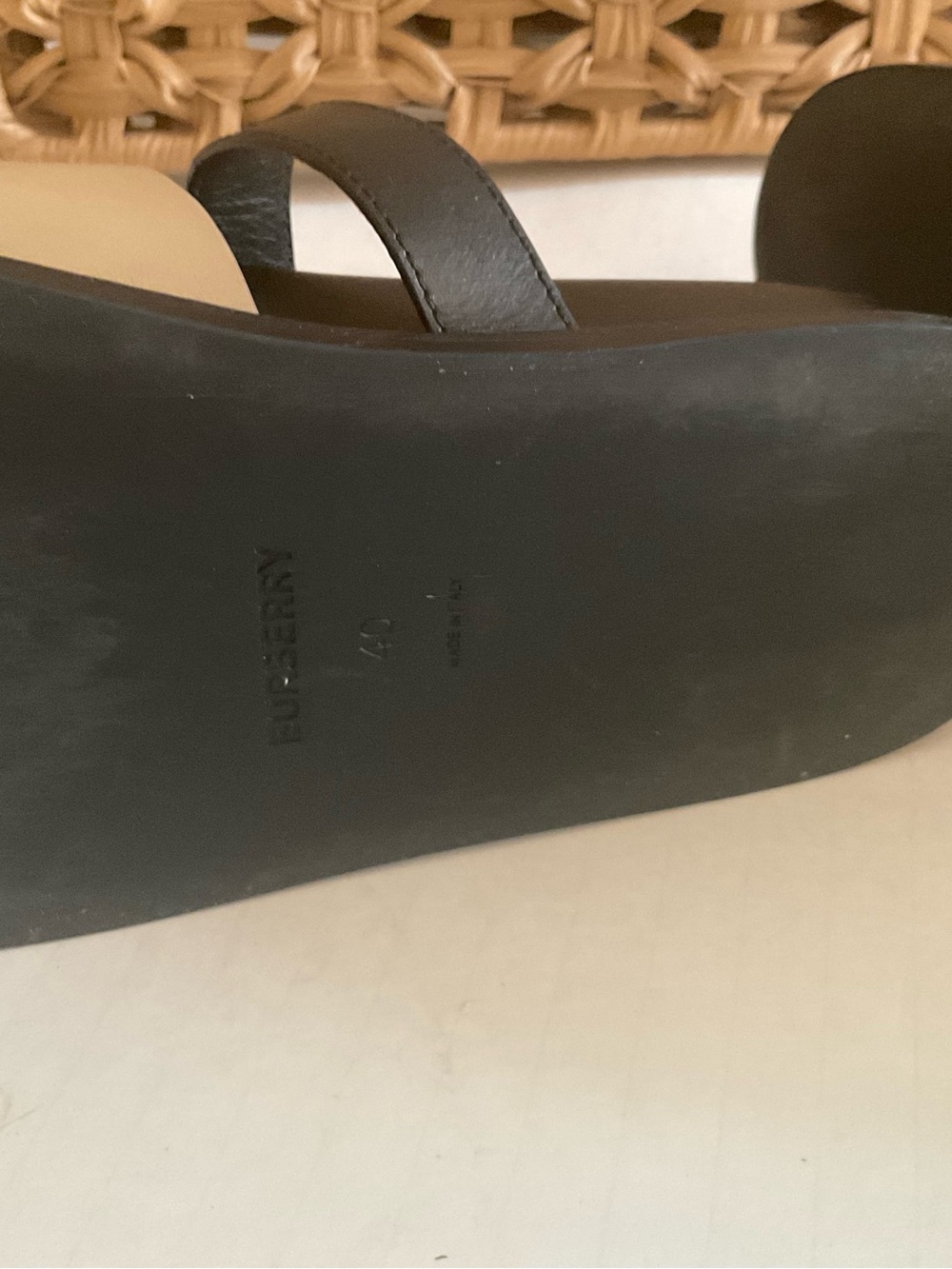 Burberry Women's Woven Slide Sandals - Picture 8 of 13